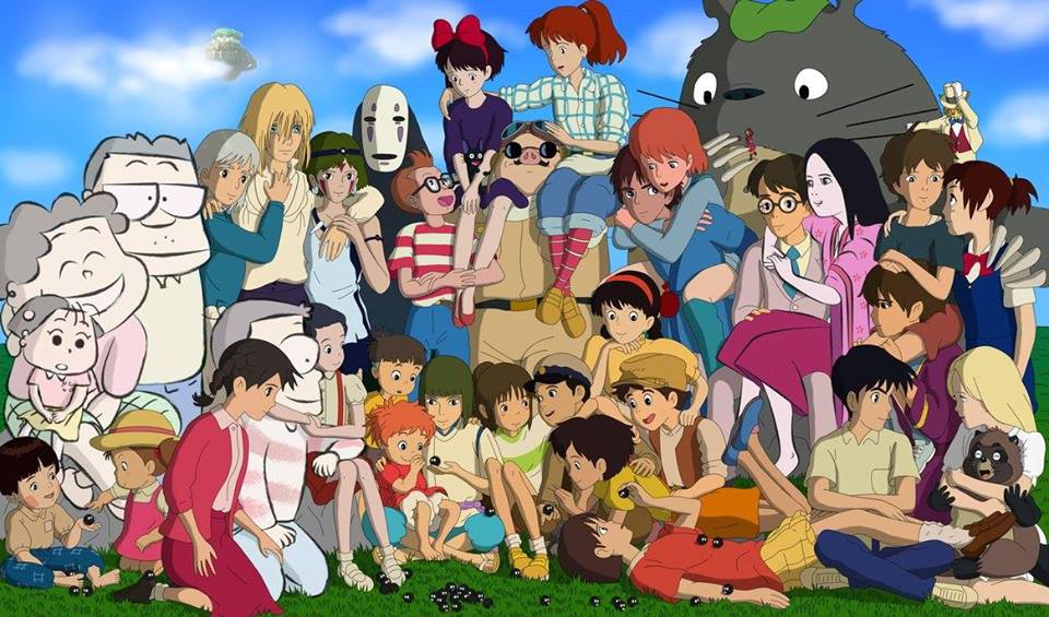 Todos los personajes del estudio ghibli