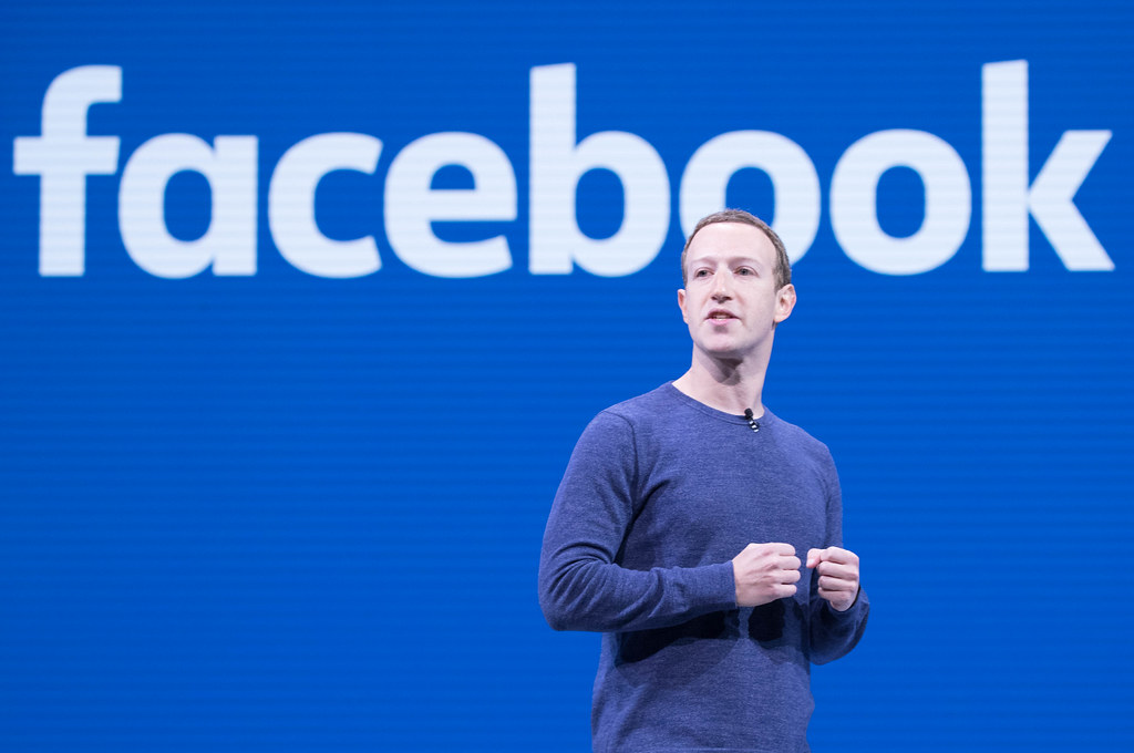 Mark zukerberg en discurso de facebook, stop hate for profit