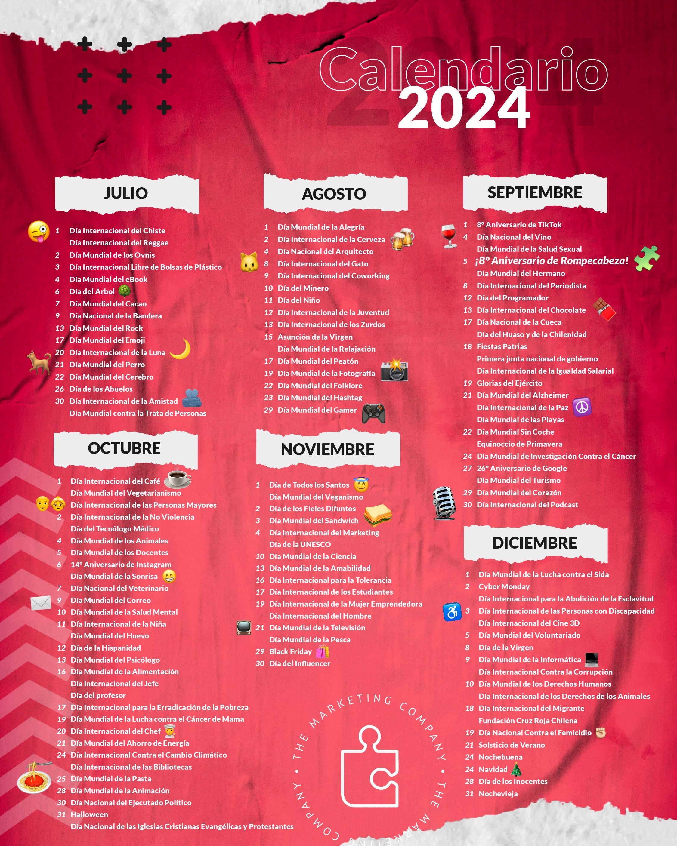 Calendario de efemerides para community manager