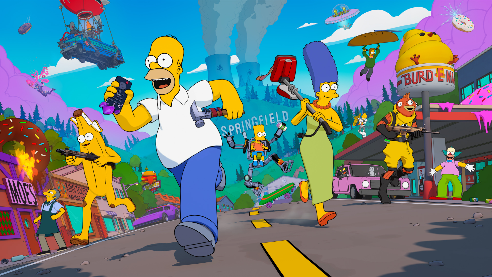 Los Simpson llegan a Fortnite: la colaboración más esperada del Battle Royale