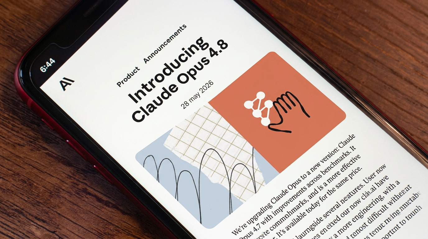 Anthropic presenta Claude Opus 4.8 con nuevas funciones para desarrolladores
